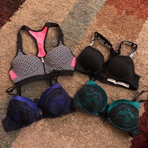 Pink and Victoria Secret bra lot #1